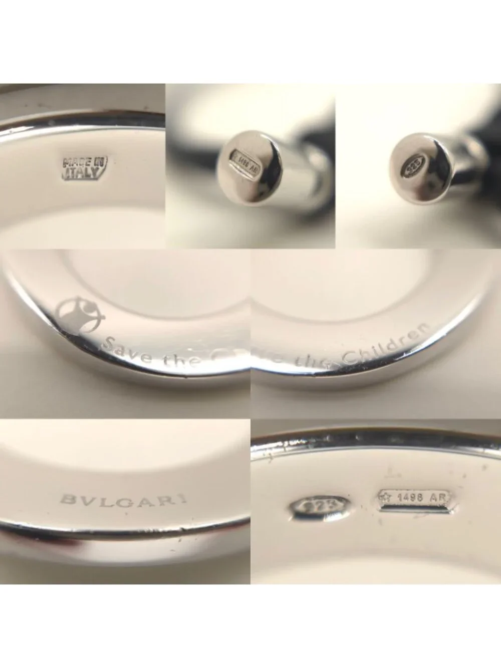 Bvlgari Save the Children Pendant Up to 65 Sterling Silver Black Color